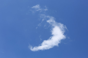 clouds in blue sky