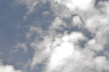 blue sky with white clouds