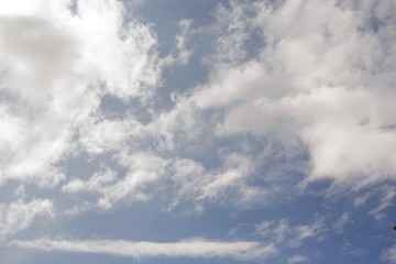 Obraz premium blue sky with white clouds