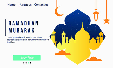 special ramadan in the mosque great looking for template