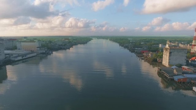 aerial shot 3d scaner  