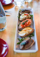 delicious mix of tapas & bruschetta