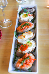 delicious mix of tapas & bruschetta