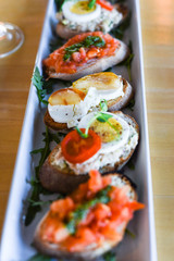 delicious mix of tapas & bruschetta
