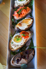 delicious mix of tapas & bruschetta