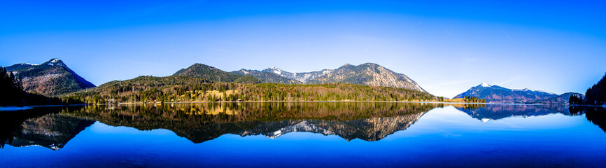 Obraz premium walchensee lake in winter