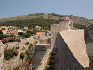 Vistas desde la muralla de Dubrovnik