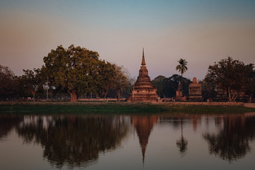 Sukhothai Historical Park, a UNESCO World Heritage Site in Thailand