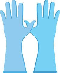 Vector Image of Disposable Surgical Gloves, a Personal Protective Equipment
