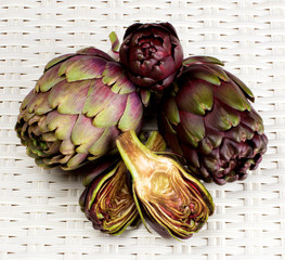 Fototapeta premium Perfect Raw Artichokes