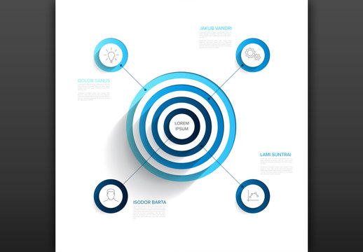 Simple Infographic with 5 Elements