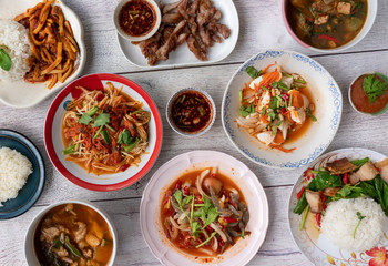 Thai Food Mixed Dishes