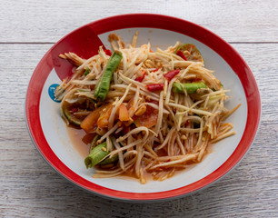 Thai Food Mixed Selection 