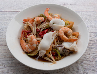 Thai Food Mixed Selection 