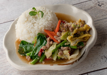 Thai Food Mixed Selection 