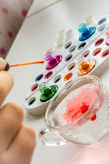 colorful watercolor painting home drawing