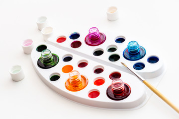 colorful watercolor painting home drawing