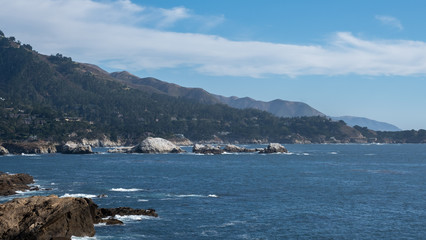 coastline and waves in north California