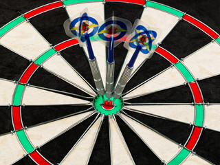 dart on target
