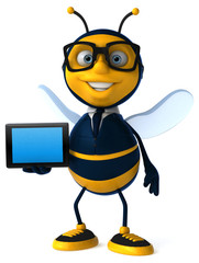 3D Illustration of a business bee