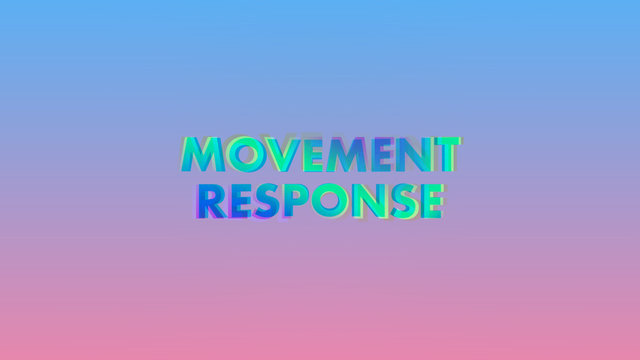 Neon Lens Flare Movement Response Titles
