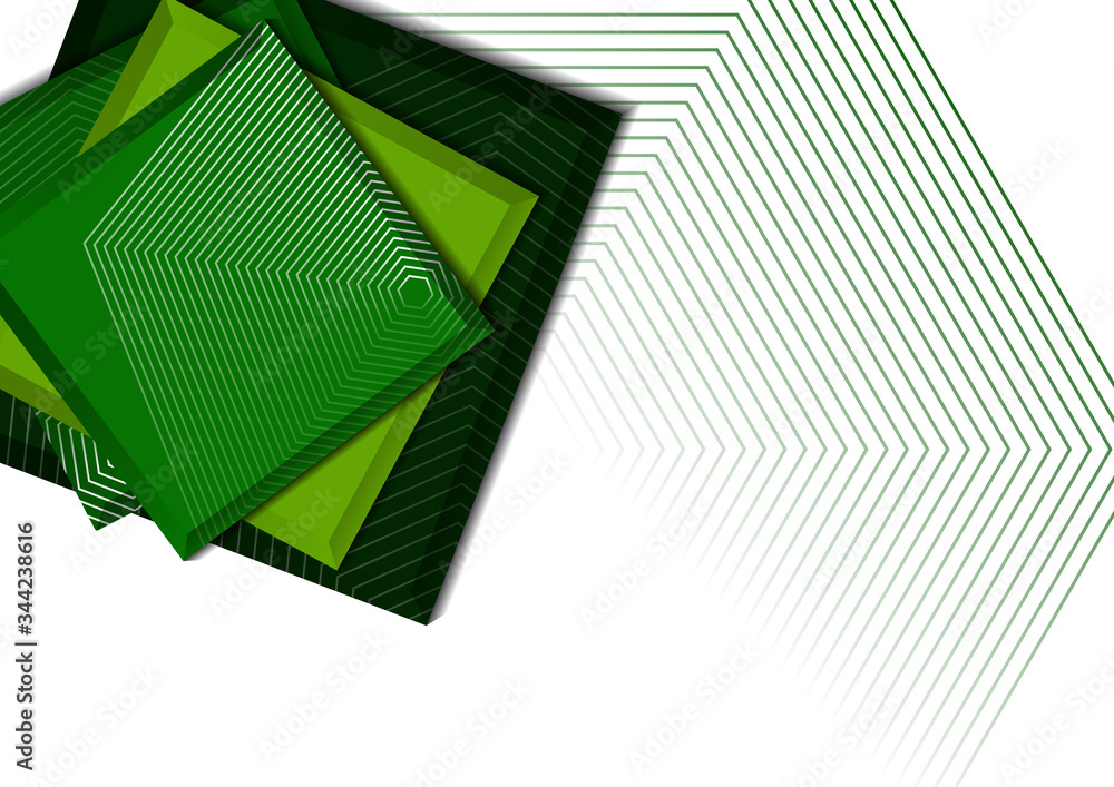 Poster overlaid squares with lines texture and shadow. abstract business background. corporate design templ