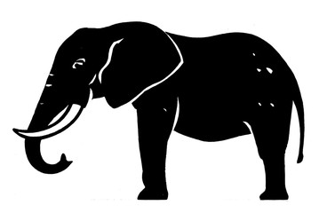 Obraz premium Illustration Elefant