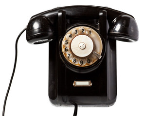 old black telephone