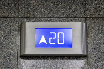 Elevator to the 20th floor twenty element