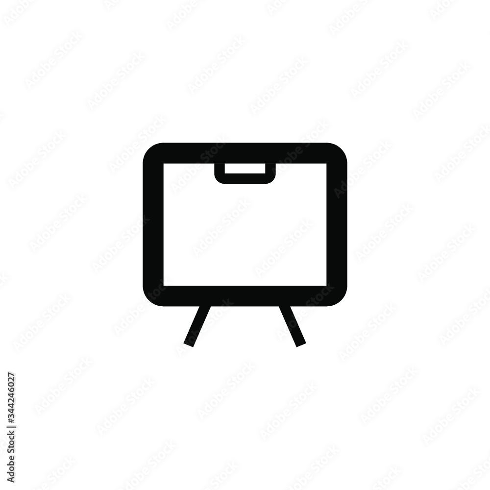 Poster Training isolated minimal single flat linear icon. Line vector icon for websites and mobile minimalistic flat design.