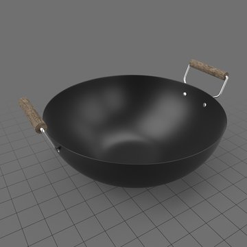 Double handled wok