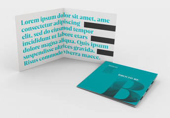 Square Brochure Mockup
