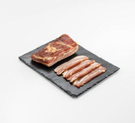 Board with delicious bacon