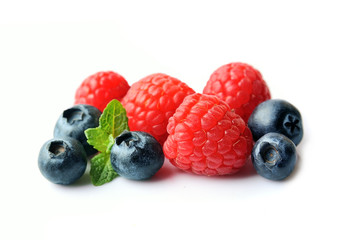 Raspberry and bilberry.