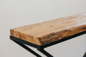 close up of a wooden table