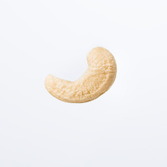 cashew on white background