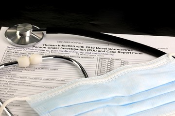 Coronavirus confirmed case reporting document for centers of disease control 