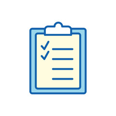 Document line and fill style icon vector design