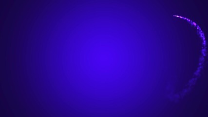 Violet colored magical particle trail animated background in full HD resolution.
 - Powered by Adobe