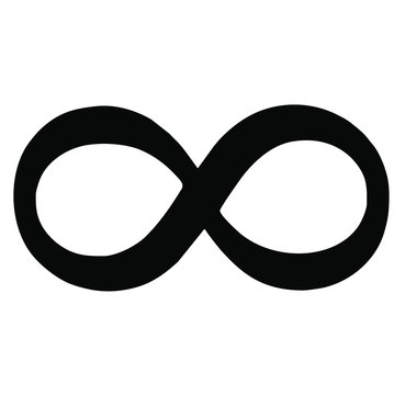 Vector Infinity Sign As A Symbol That Has No Boundary