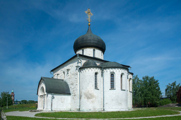 Golden Ring of Russia. In the territory of St. George's Cathedral in Yuryev-Polsky