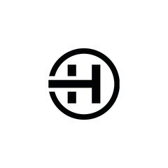 HH H letter logo design icone