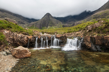 Fototapeta na wymiar Fairy Pools, Isle of Skye, Scotland