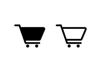 Shopping Cart Icon, Shopping Cart sign and symbol vector design