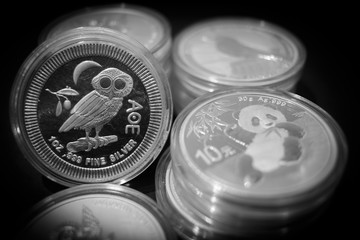 silver investment coins bank