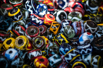 Fototapeta premium perles colorées