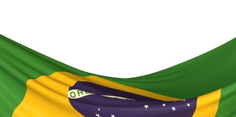 flag banner of brazil nation