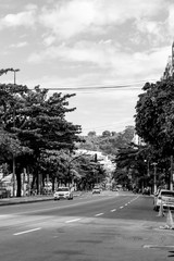 Imagens da cidade de Niterói, Rio de Janeiro, Brasil, com as ruas vazias por causa da quarentena...