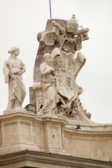 Fototapeta na wymiar A Statue in Rome