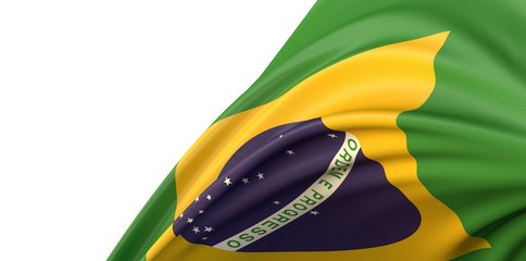 flag banner of brazil nation